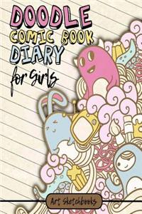 Doodle Comic Book Diary for Girls