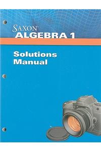 Saxon Algebra 1 Solution Manual