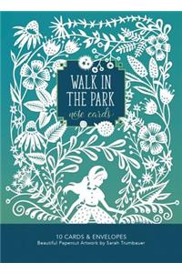 Walk in the Park Note Cards