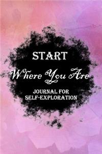 Start Where You Are