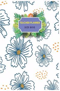 Teacher Planner Size 8x10