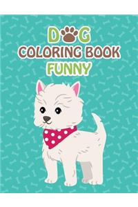Dog Coloring Book Funny