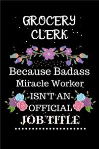 Grocery clerk Because Badass Miracle Worker Isn't an Official Job Title