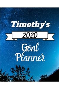 Timothy's 2020 Goal Planner