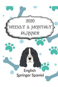 2020 English Springer Spaniel Planner