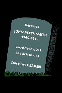 Here Lies John Peter Smith