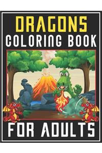 Dragons Coloring Book for Adults