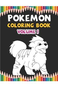 Pokemon Coloring Book Volume 1