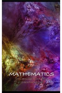 Mathematics Note Monthly 2020 Planner 12 Month Calendar
