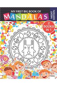 My first big book of mandalas - 2 books in 1 - Night edition