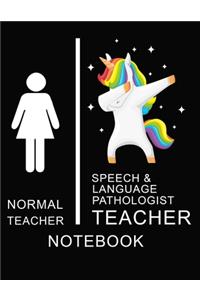 Normal Teacher Speech and Language Pathologist Teacher Notebook