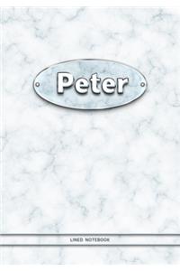 Peter - Lined Notebook