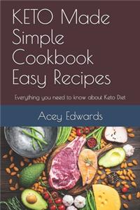KETO Made Simple Cookbook Easy Recipes