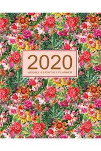 2020 Planner Weekly & Monthly 8x10 Inch