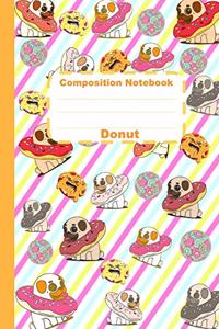 Composition Notebook Donut