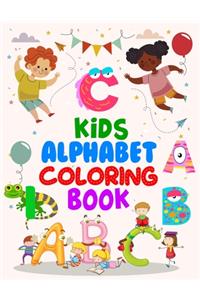 Kids Alphabet Coloring Book