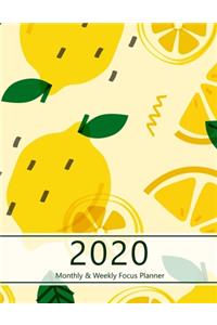 2020 Monthly & Weekly Focus Planner