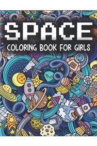 Space Coloring Book For Girls