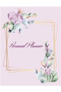 Succulents Personal Planner