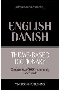 Theme-based dictionary British English-Danish - 3000 words