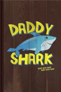 Daddy Shark Father's Day Gift Journal Notebook