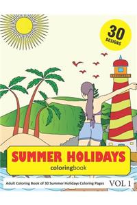 Summer Holidays Coloring Book