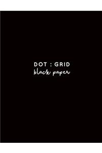 Dot Grid Black Paper