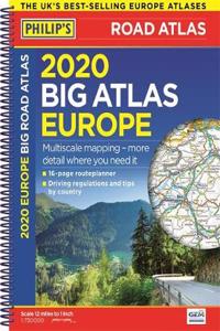 Philip's Big Road Atlas Europe: Spiral A3