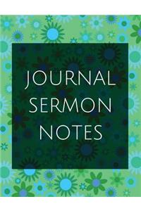 Journal sermon notes