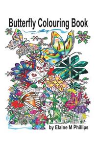 Butterfly Colouring Book: Adult Colouring Book