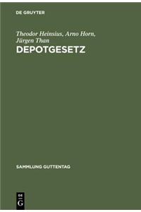 Depotgesetz: Kommentar Zum Gesetz Ã?ber Die Verwahrung Und Anschaffung Von Wertpapieren Vom 4.2.1937