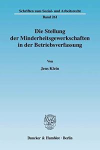 Die Stellung Der Minderheitsgewerkschaften in Der Betriebsverfassung