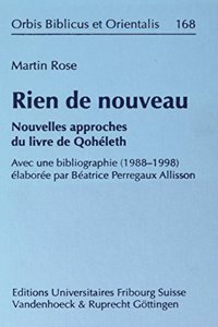 Rien de Nouveau