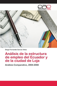 Análisis de la estructura de empleo del Ecuador y de la ciudad de Loja