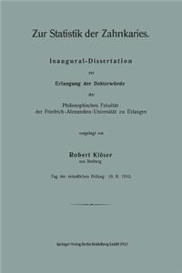 Zur Statistik der Zahnkaries