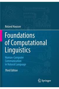 Foundations of Computational Linguistics