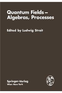 Quantum Fields -- Algebras, Processes