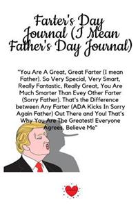 Farter's Day Journal (I Mean Father's Day Journal)