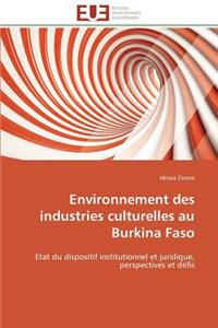 Environnement des industries culturelles au burkina faso