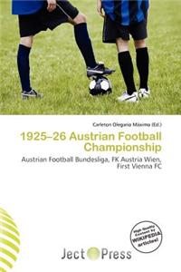 1925-26 Austrian Football Championship