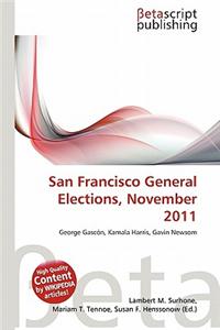 San Francisco General Elections, November 2011