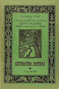 Letteratura Dantesca. Cat. 75
