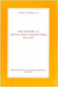 Per Leggere La Critica Della Ragion Pura Di Kant