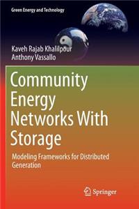 Community Energy Networks with Storage