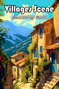 Villages Scene Coloring Book