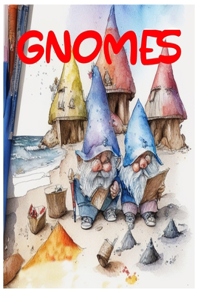 Gnomes coloring book 48 pages