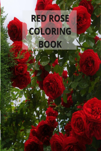 Red Rose Coloring Book