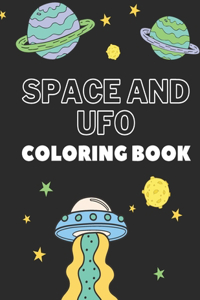 Space and UFO Coloring Book