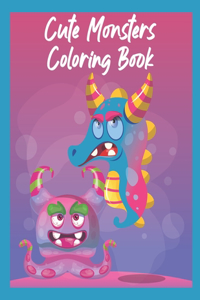 Cute Monsters Coloring Book