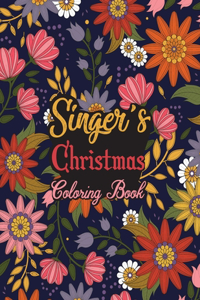 Singer's Christmas Coloring Book